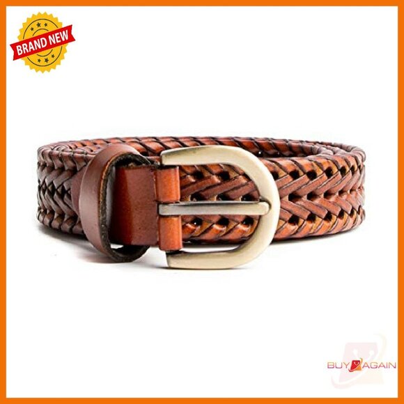 Genuine Leather Braided Belt Adjustable Waist Strap for Women main image 5